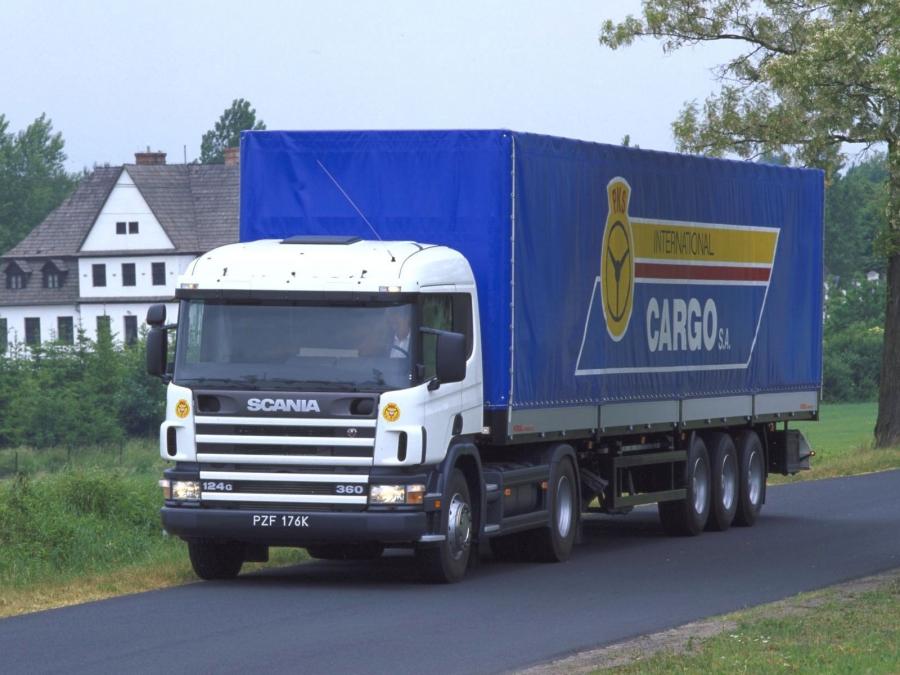  Scania P124G 360 4x2 1995 года  (фото 1 из 1)